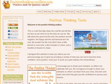 Tablet Screenshot of positivethinking-toolbox.com